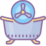 목욕 팬 icon