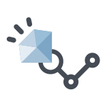 Diamante artificial icon