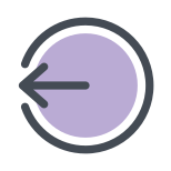 Logout Rounded Left icon