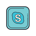 スカイプ icon