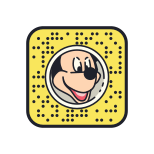 Snapchat Mickey Mouse icon