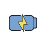 Batterie en charge icon