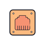 Red cableada icon