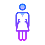Mulher em pé icon