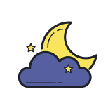 多云的夜晚 icon