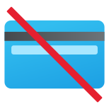 No carte di credito icon