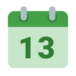カレンダー-週13 icon