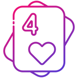 45 Four of Heart icon