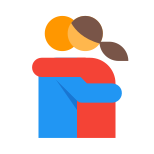 Gender hug icon