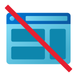 no-web icon