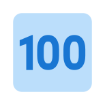 100 icon