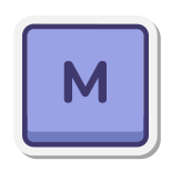 m键 icon