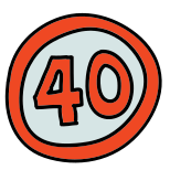 Speed Limit Sign icon
