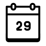 Calendário 29 icon