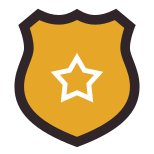 Полицейский значок icon