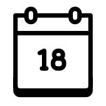 Calendário 18 icon