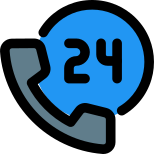 Emergency calling services available round the clock icon