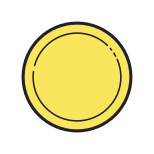 Círculo Preenchido icon