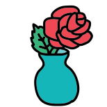 Vase à fleurs icon