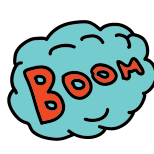 "Boom" icon