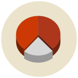 Pie Chart 3D icon