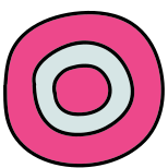 Circled 0 icon