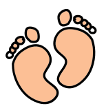 Baby Footprint icon