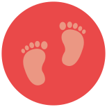 Baby Footprint icon