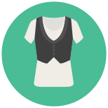 Женский жилет icon