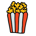 Pop corn icon