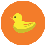 Canard en caoutchouc icon