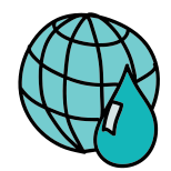 Waterdrop Globe Common icon