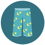 Pantalones de pijama icon