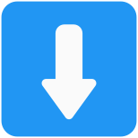Downward direction for a places found in backward location icon