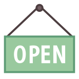 Open Sign icon