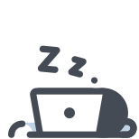 Dormir sur l&#39;ordinateur icon