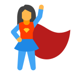 Super Hero Female icon