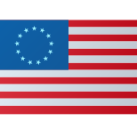 First flag of the USA icon
