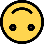Upside Down Smiley icon