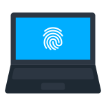 Laptop Fingerprint Access icon