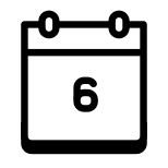 Calendar 6 icon