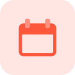 Business meeting planner and timetable organized on calendar icon