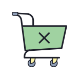 Clear Shopping Cart icon