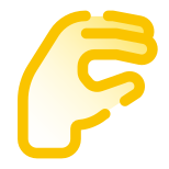 Figura lagarto con mano icon