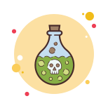 Bouteille de poison icon