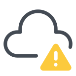 Nube de error icon