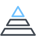 Piramide informativa icon