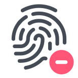 Remove Fingerprint icon