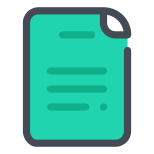 Зеленый файл icon