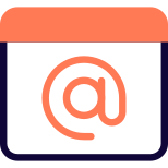 Add a new email address in website maker landing page icon